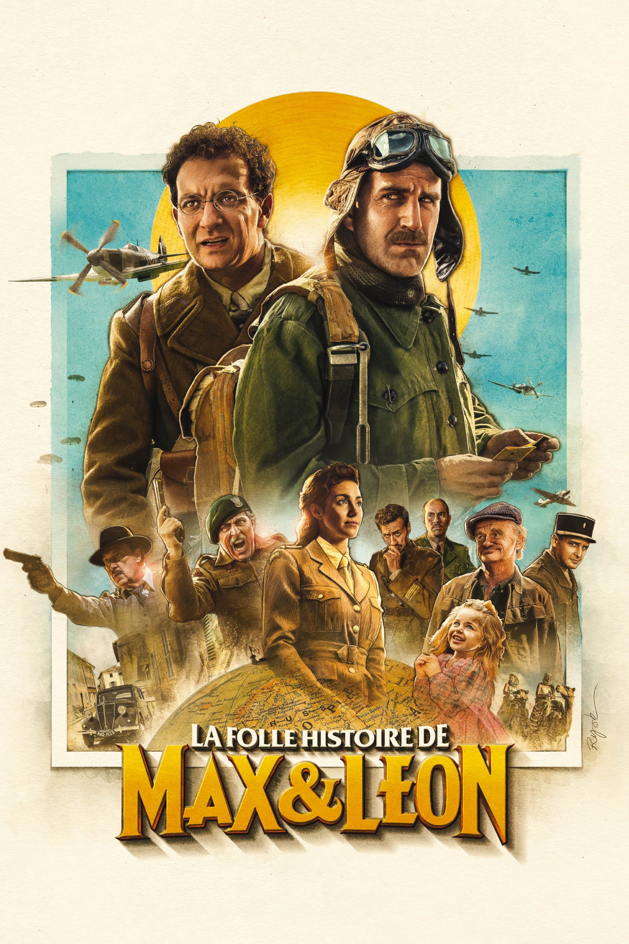 Постер La Folle Histoire de Max et Léon